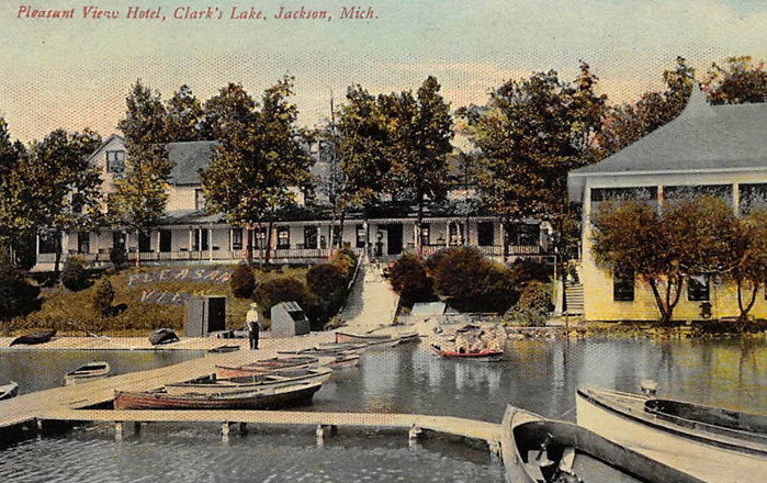 Pleasant View Hotel and Dance Pavillion - Post Card View (newer photo)